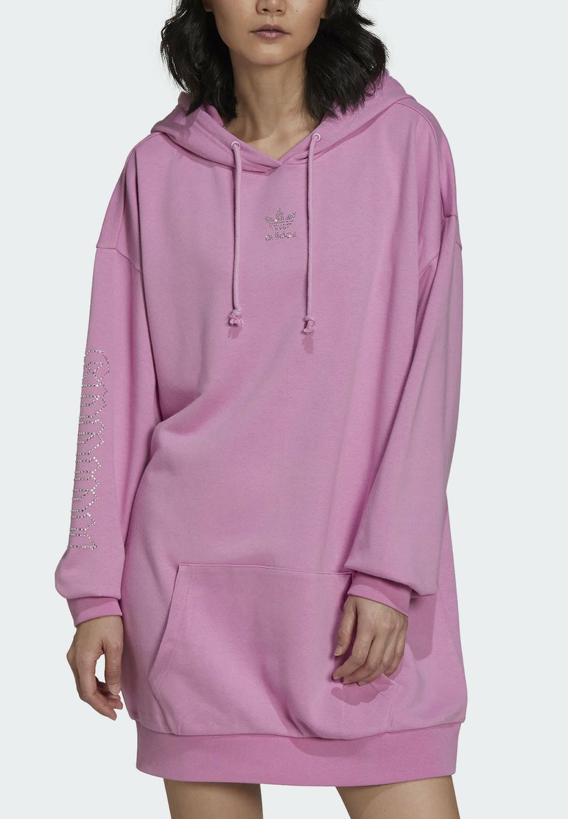 adidas Originals HOODIE DRESS - Day dress - purple/pink - Zalando adidas Originals HOODIE DRESS - Day dress - purple/pink - Zalando