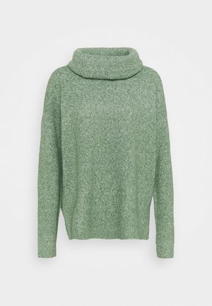 Striktrøje - light green