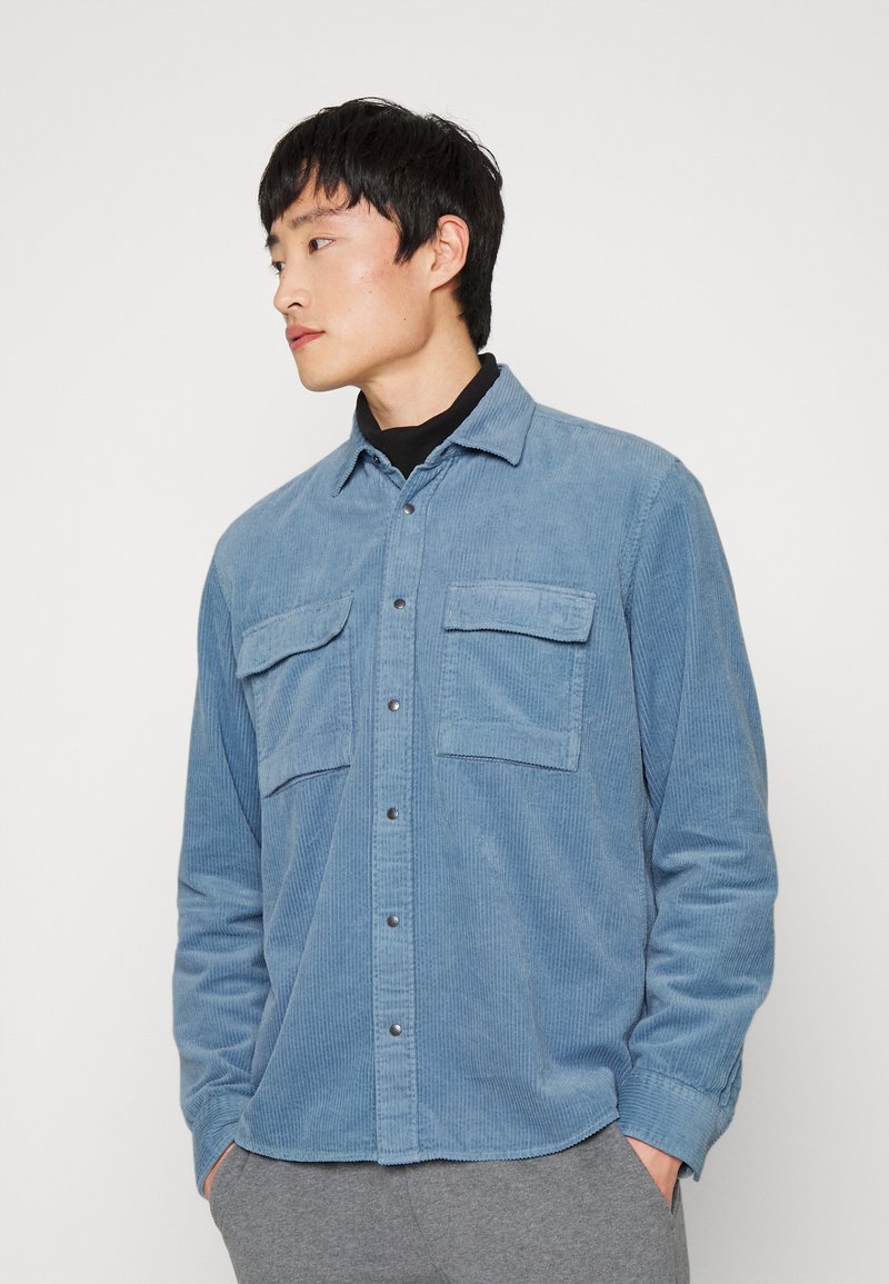 Marc O'Polo KENT COLLAR LONG SLEEVE - Camisa - stormy sea