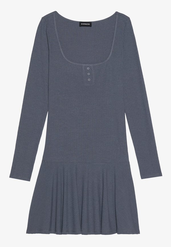 Jersey dress - charcoal2