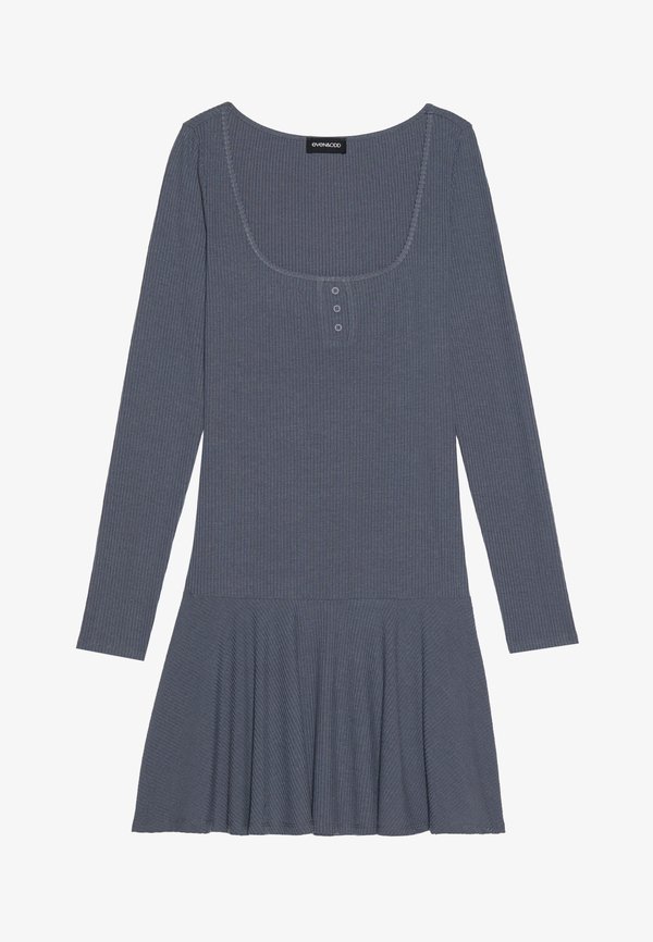 Jersey dress - charcoal2
