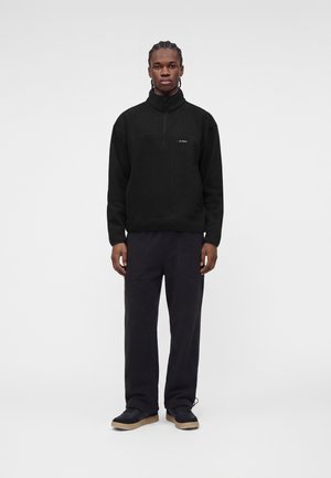 ARKK Copenhagen, ELDA QUARTER ZIP UNISEX - Поларен пуловер - black