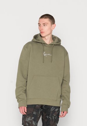 SMALL SIGNATURE ESSENTIAL HOODIE UNISEX - Sweatshirt - military green