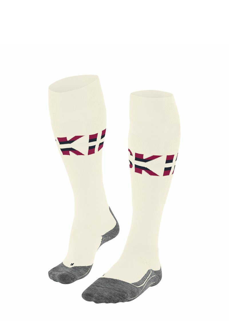 FALKE SK4 Skiing light cushioning - Calzettoni - off white