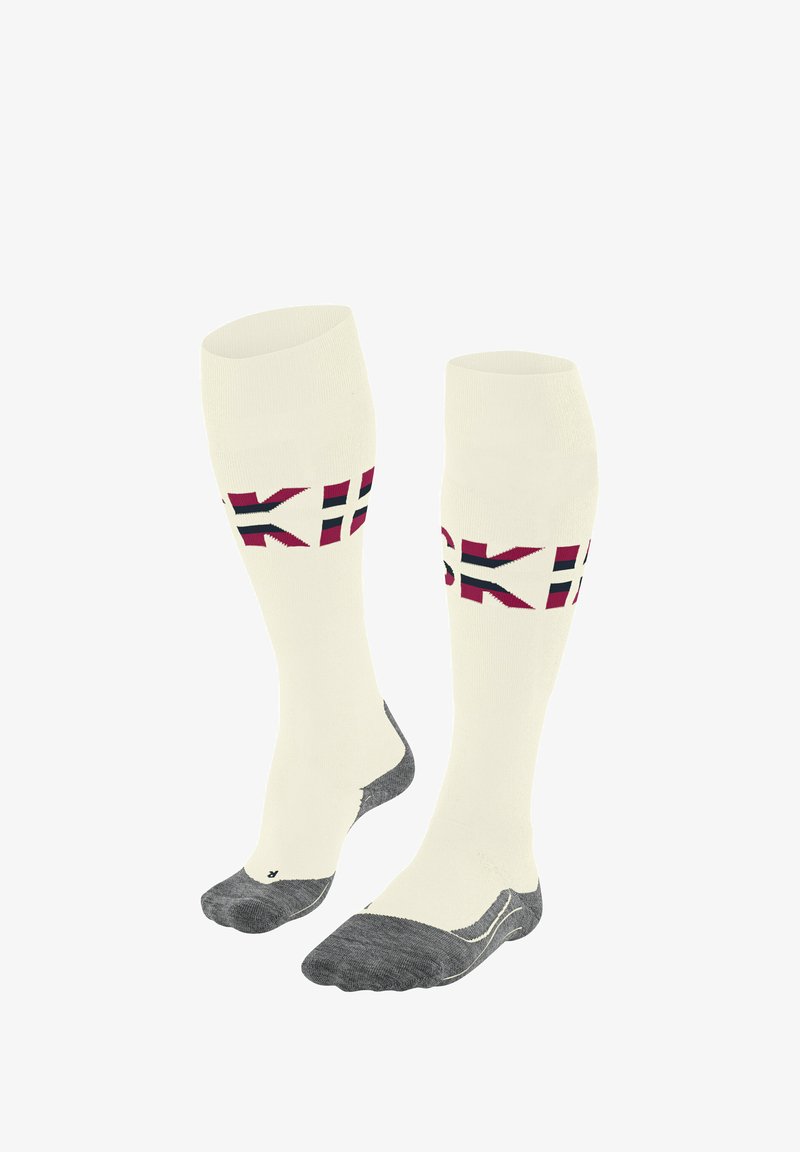 FALKE SK4 Skiing light cushioning - Calzettoni - off white