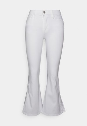 FRAME LE CROP MINI SLITS - Τζιν καμπάνα - blanc