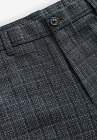 Next TRIMMED CHECK SMART - Stoffhose - grey