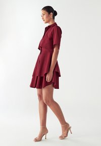 WILLA HUGH LAYERED  - Marškininė suknelė - burgundy