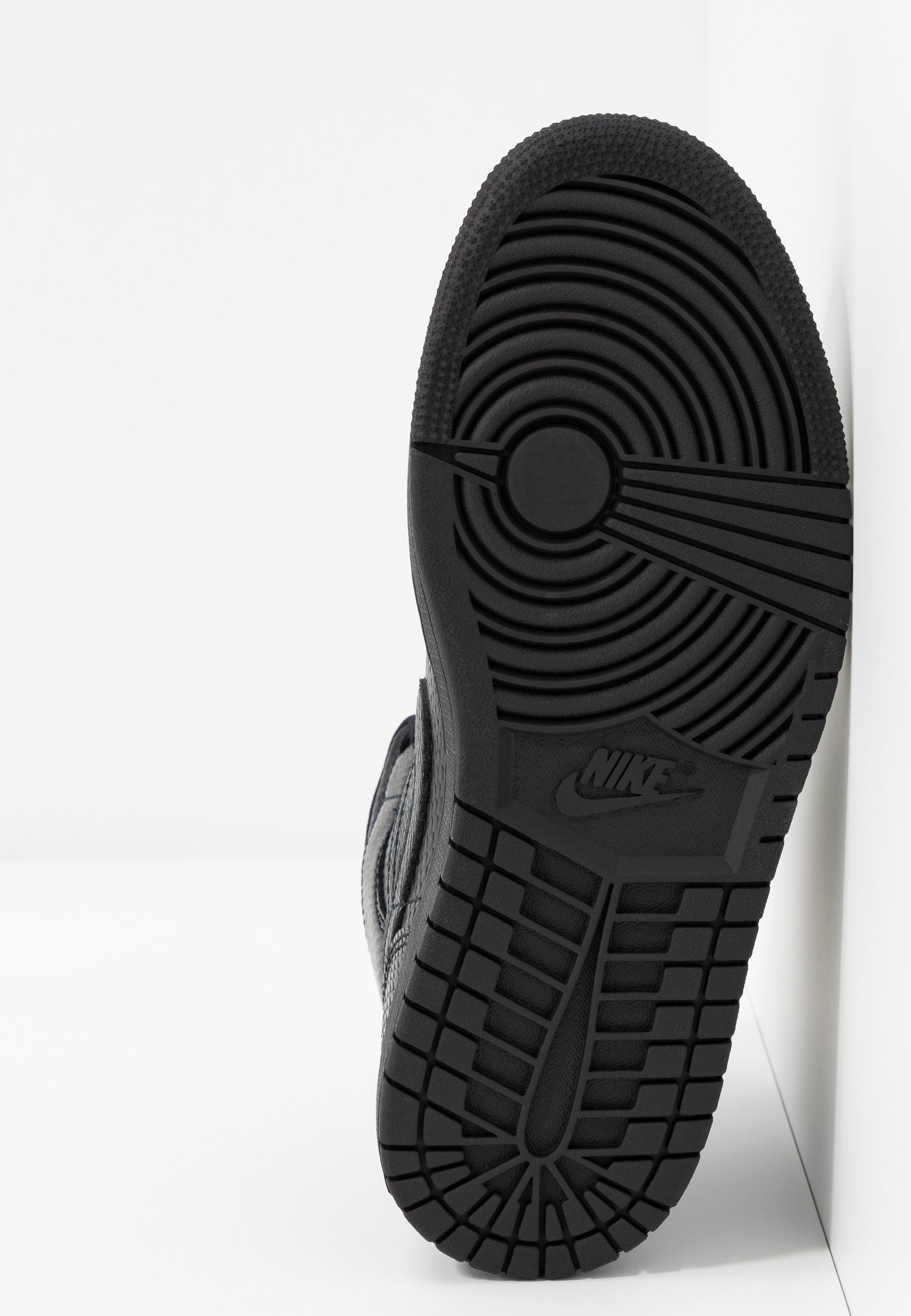 Jordan AIR 1 MID - High-top trainers - black/white/black - Zalando.co.uk