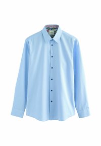 EASY CARE TEXTURED TRIMMED - Vapaa-ajan kauluspaita - blue