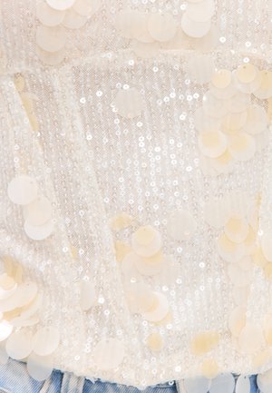 LOAVIES, BORN TO DAZZLE - Débardeur - offwhite   sequins