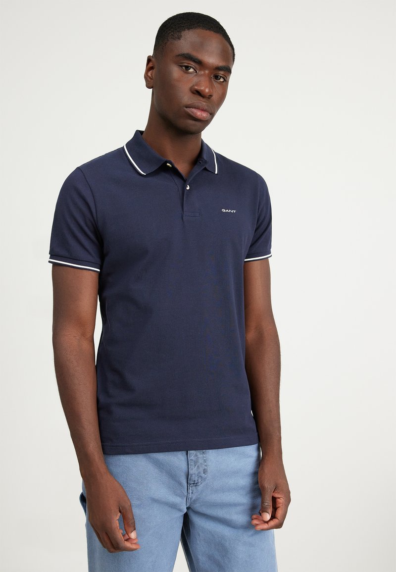 GANT - TIPPING RUGGER - Polo majica - evening blue, Povećaj