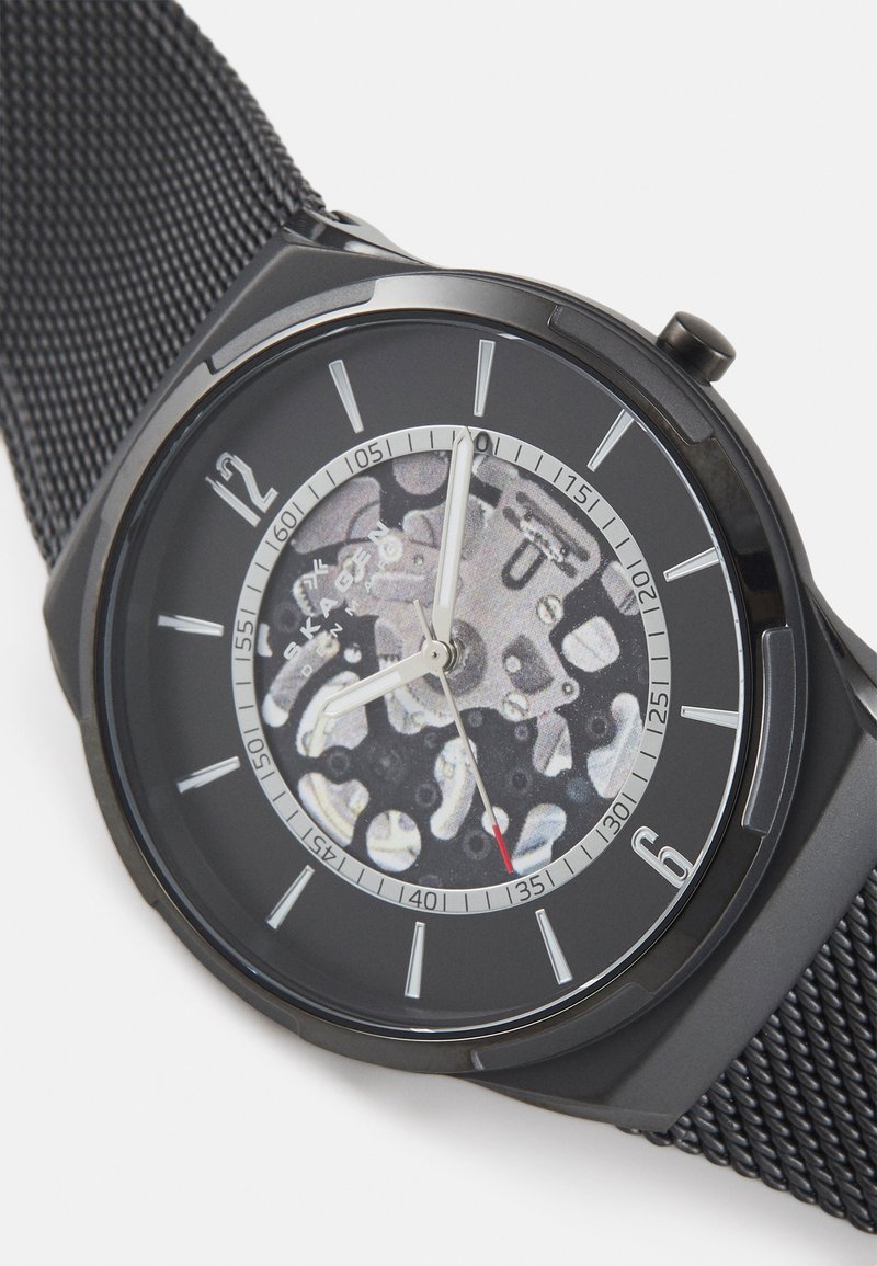Herren Analoguhren | Skagen MELBYE AUTOMATIC Uhr black/schwarz - ID15173 Herren Analoguhren | Skagen MELBYE AUTOMATIC Uhr black/schwarz - ID15173