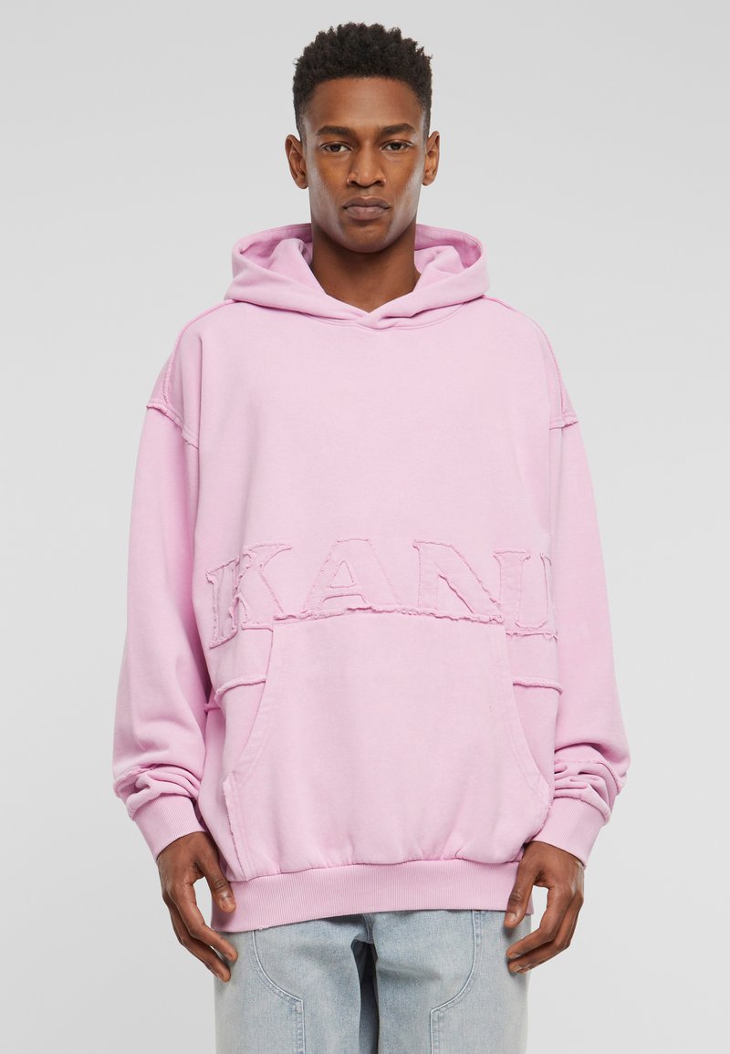 Karl Kani DISTRESSED  - Kapucni - rose