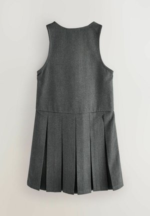 REGULAR FIT - ZIP FRONT PLEATED SCHOOL PINAFORE - Freizeitkleid - new grey