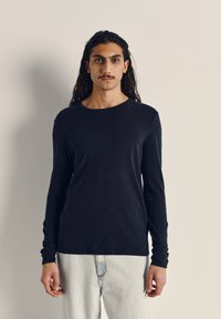 American Vintage HOMME BYSAPICK - Tops ar garām piedurknēm - navy