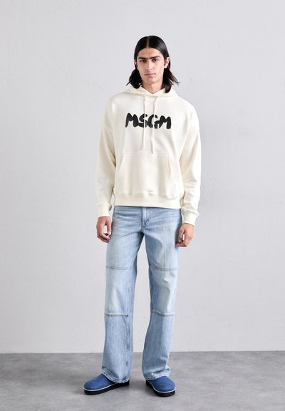 MSGM FELPA - Sweat à capuche - off white