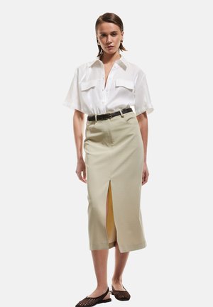 Koton A-line skirt - khaki