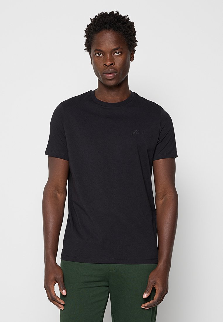 Karl Lagerfeld T-shirt basic blauw