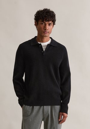 POLO - Striktrøje - black
