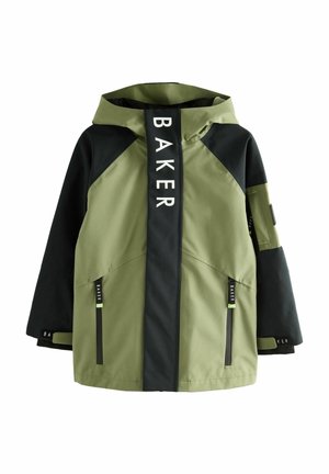 REGULAR FIT - Chaqueta de entretiempo - khaki green/black