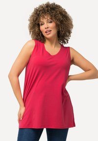 Ulla Popken ÄRMELLOS - Top - dark pink
