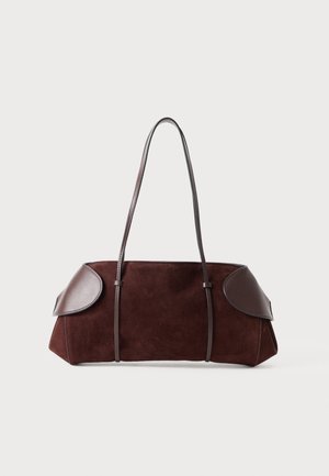 BERENICES BAGUETTE - Bolso de mano - dark chocolate