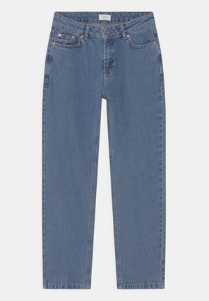 Heledad sinine teksapüksid mugava sirge lõikega, viis taskut ja nööpkinnitus. Omab oranži õmblust ja minimaalset pleekimist.