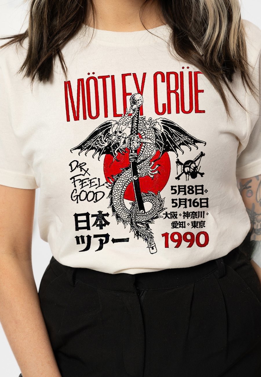 Paradiso Clothing MOTLEY CRUE DR FEELGOOD JAPANESE TOUR - Print T