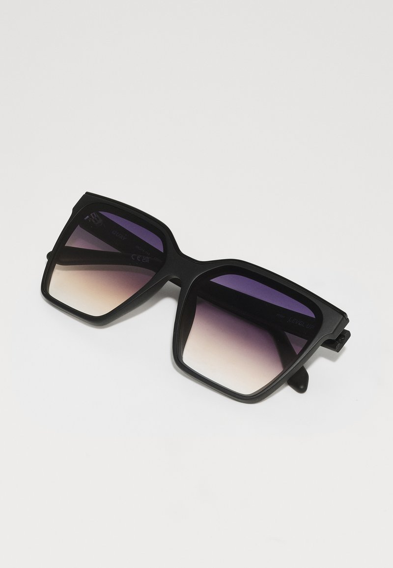 Quay Australia Level Up Black and Pink Ombre Sunglasses LEVEL UP Best Large Square Sunglasses for Women – QUAY main image 4