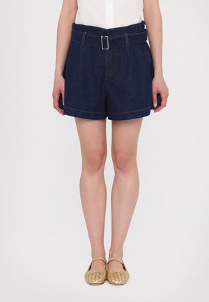 THE PAPER BAG  - Farkkushortsit - dark blue denim