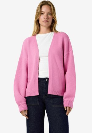 Noisy May, KNITTED CARDIGAN NMMALIA - Gilet - cashmere rose