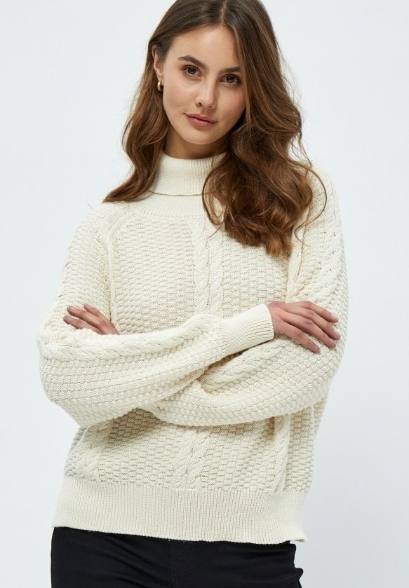 Desires Damen Pullover "DITA" Mit O-Neck – Herbstlicher Style In Meerjungfrau Grün