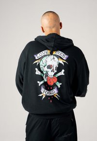 Ed Hardy - LOVE-DIES-HARD - Hoodie - washed black Thumbnail Image 1