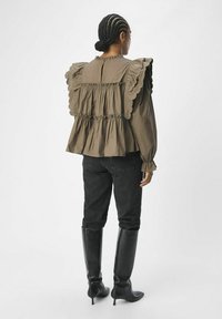 Object MIT LANGEN ÄRMELN OBJHOPE - Bluse - morel