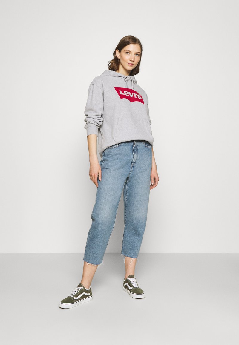 Levi's dames Plus Size Graphic Standard Crew, Logo Starstruck Heather Grey, 1XL