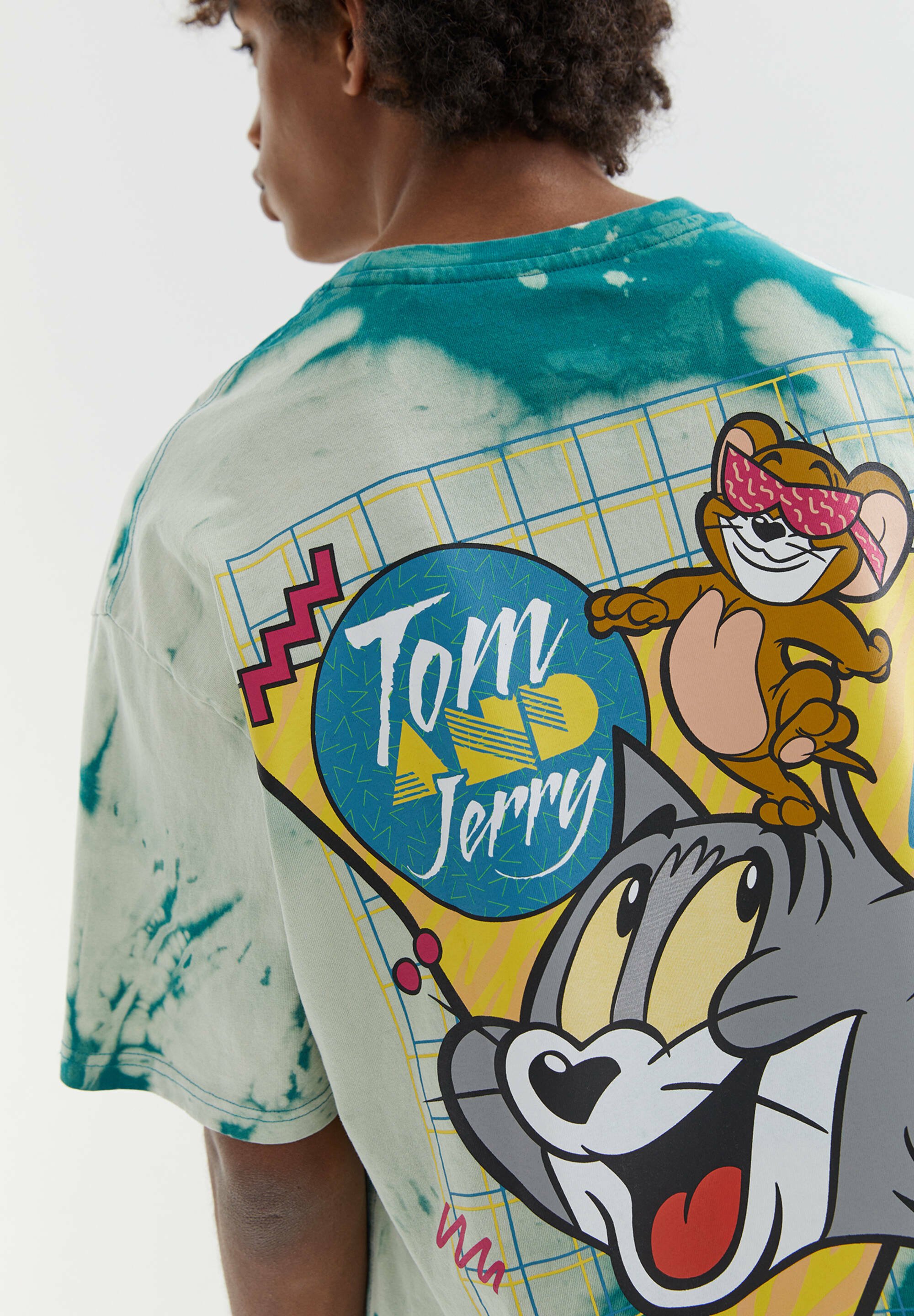 pull and bear tom and jerry t shirt
