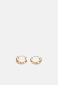 MATRIX HOOP - Auskari - white/rose gold-coloured