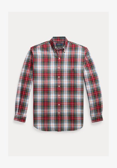 Polo Ralph Lauren Big & Tall PLAID BRUSHED OXFORD SHIRT - Camisa - white/red multi