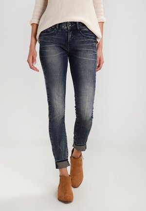 Skinny-Farkut - blue denim