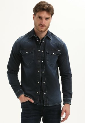 WASHED - Overhemd - dark blue
