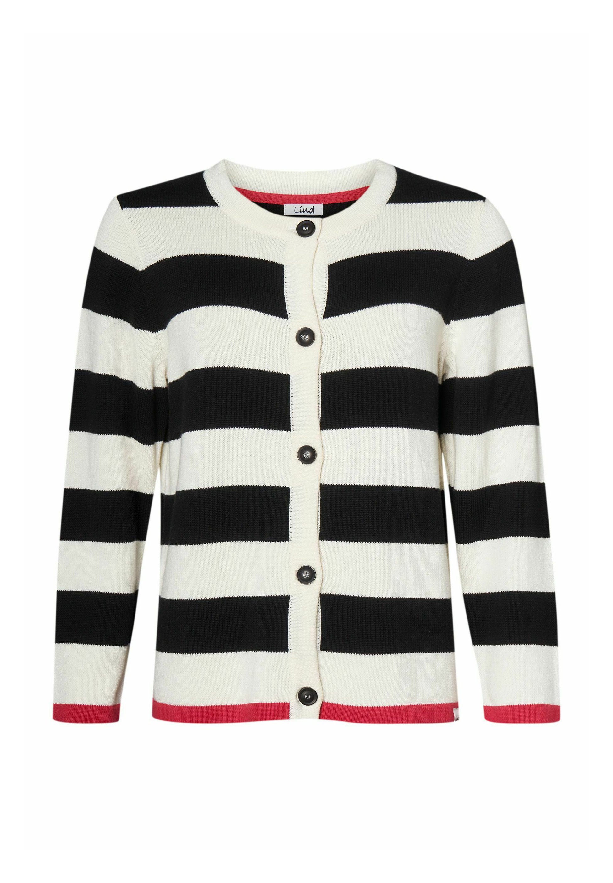 Lind Strickjacke off white/offwhite Zalando