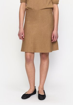 SRHENRIETTA - A-line skirt - tigers eye melange