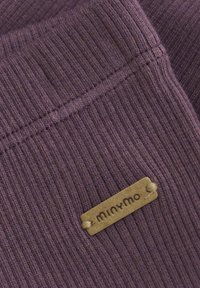 Minymo Leggings - Byxor - black plum