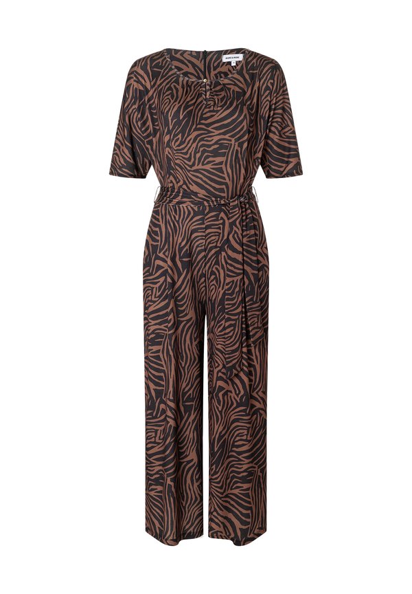Jumpsuit - twotone animal print sweet toffee