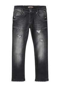 Blue Effect BOYS CROPPED - Slim fit -farkut - black medium