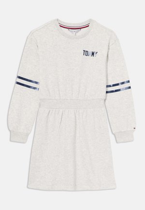 APPLIQUE DRESS - Jersey dress - grey