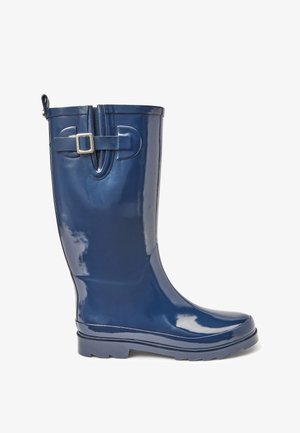 TALL GLOSS FINISH - Wellies - navy blue