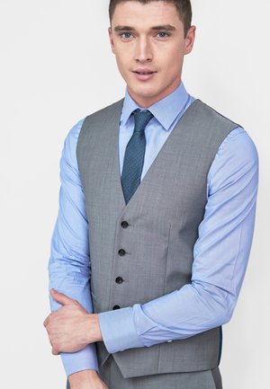 SIGNATURE PLAIN SUIT: WAISTCOAT - Gilet - gray