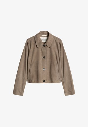 Marc O'Polo, Veste en cuir - stone taupe